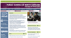 Desktop Screenshot of ncpublicschools.org