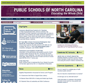 Tablet Screenshot of ncpublicschools.org